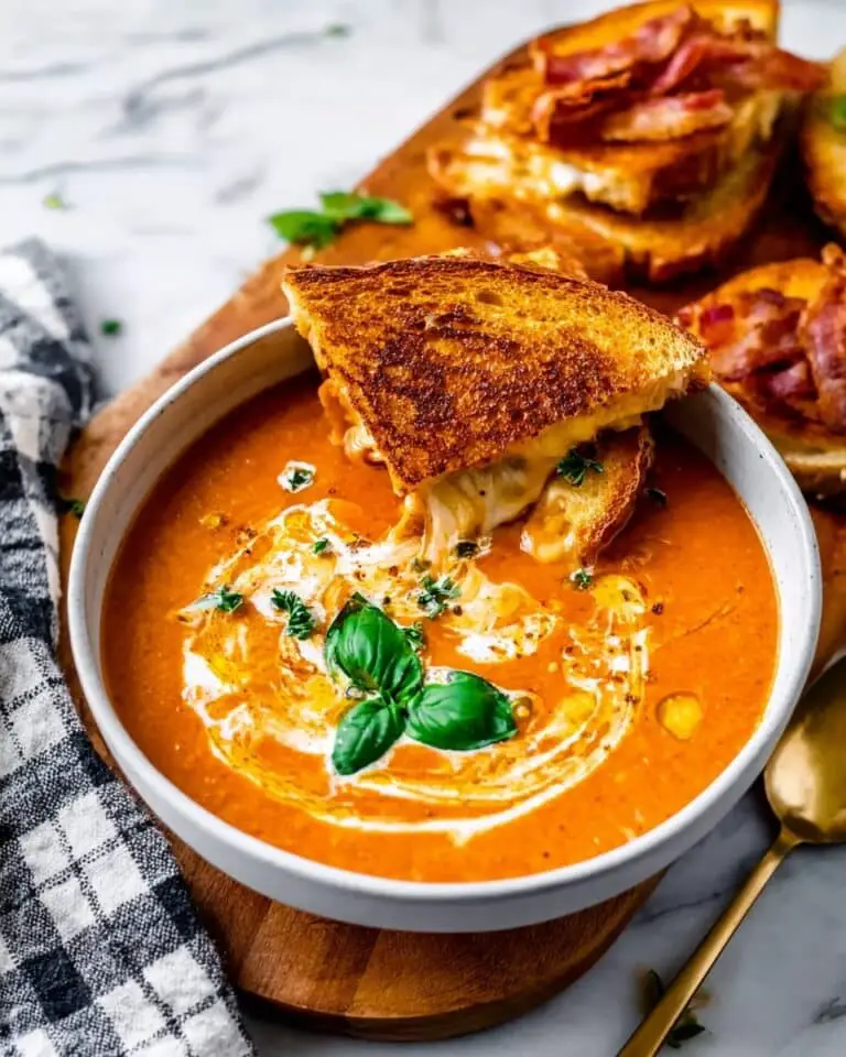 Creamy Roasted Tomato Bisque Soup Recipe