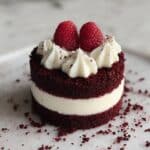 Single Serve Red Velvet Cake Recipe