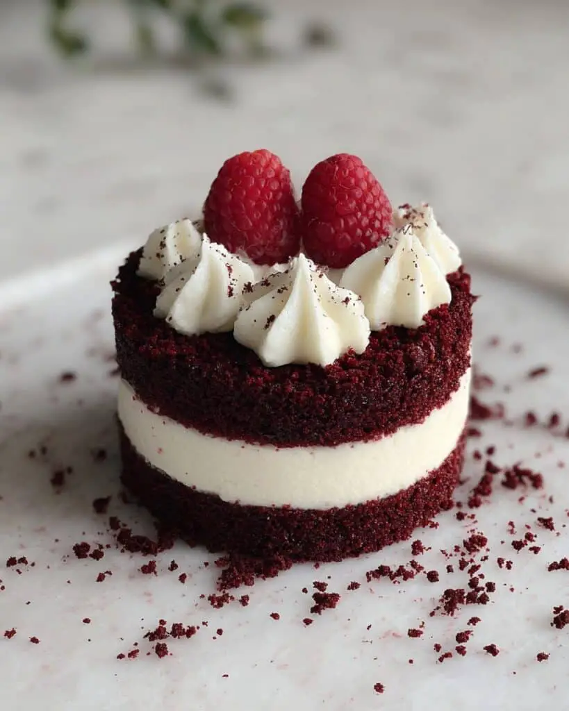 Single Serve Red Velvet Cake Recipe