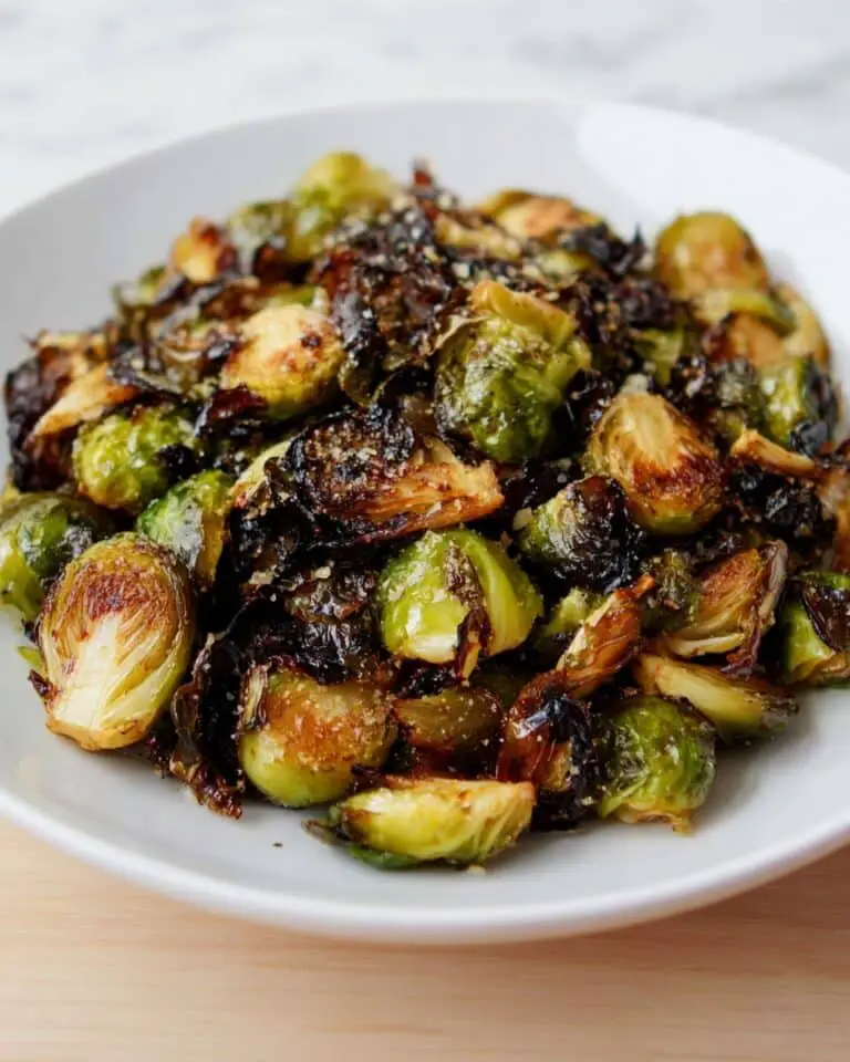 Maple Balsamic Roasted Brussels Sprouts Recipe