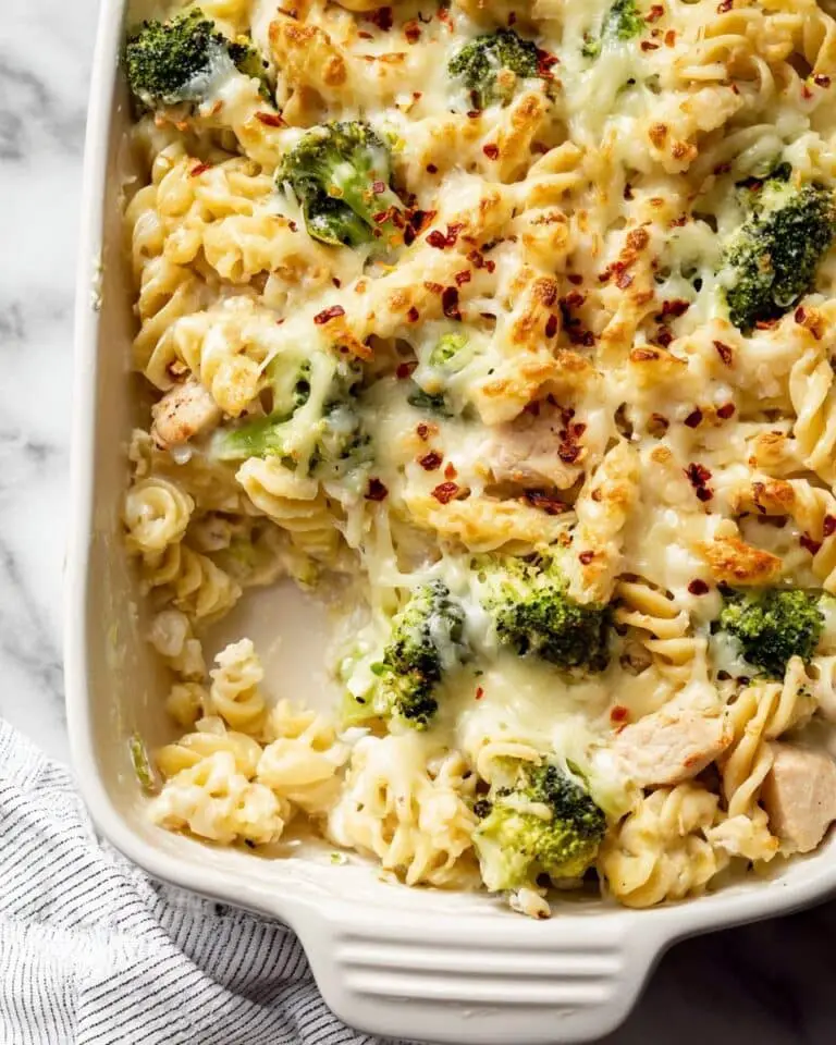 Creamy Chicken and Broccoli Pasta Bake Recipe