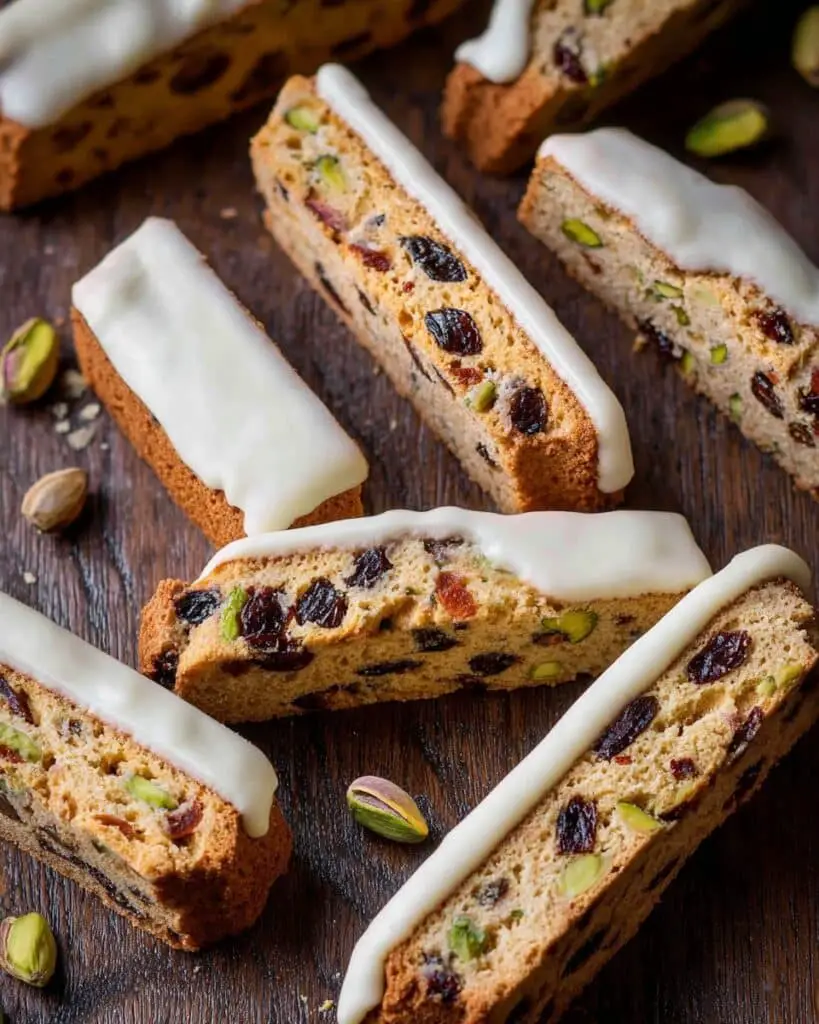 Pistachio Cranberry White Chocolate Biscotti Recipe