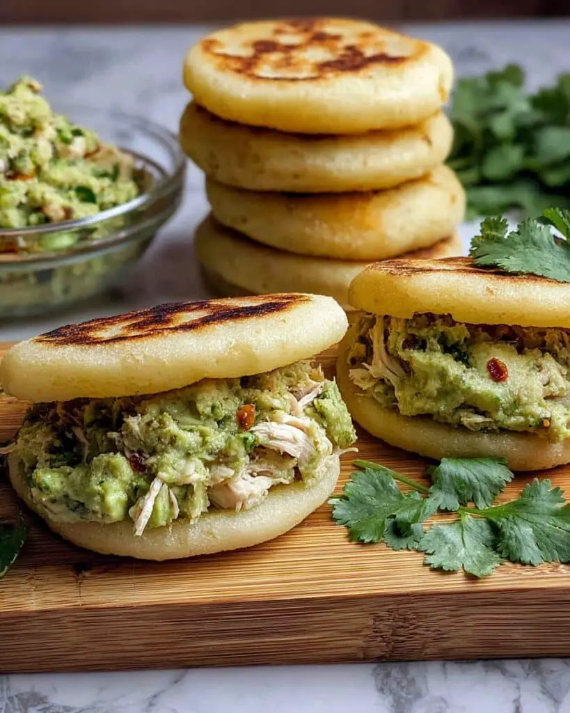 Reina Pepiada: Venezuelan Arepas with Chicken and Avocado Recipe