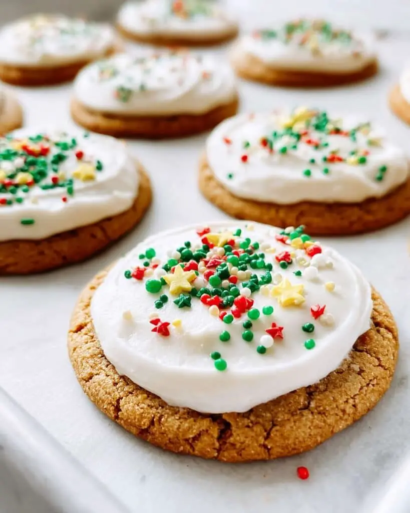 Frosted Ginger Cookies Recipe