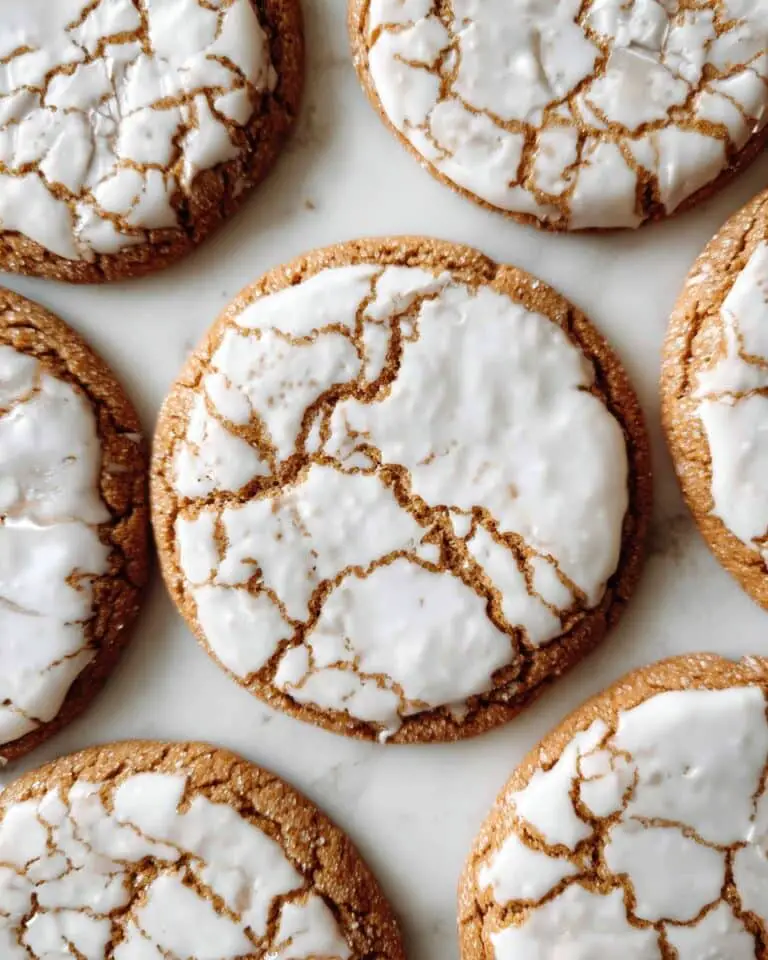 Iced Molasses Cookies Recipe