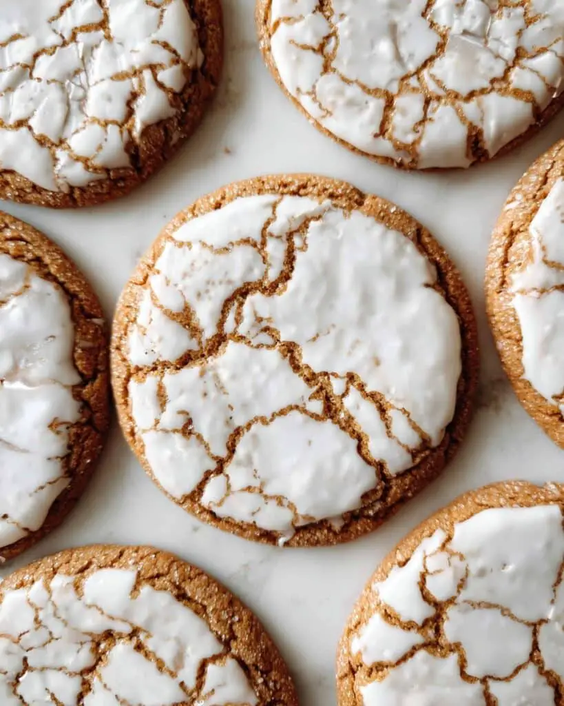 Iced Molasses Cookies Recipe