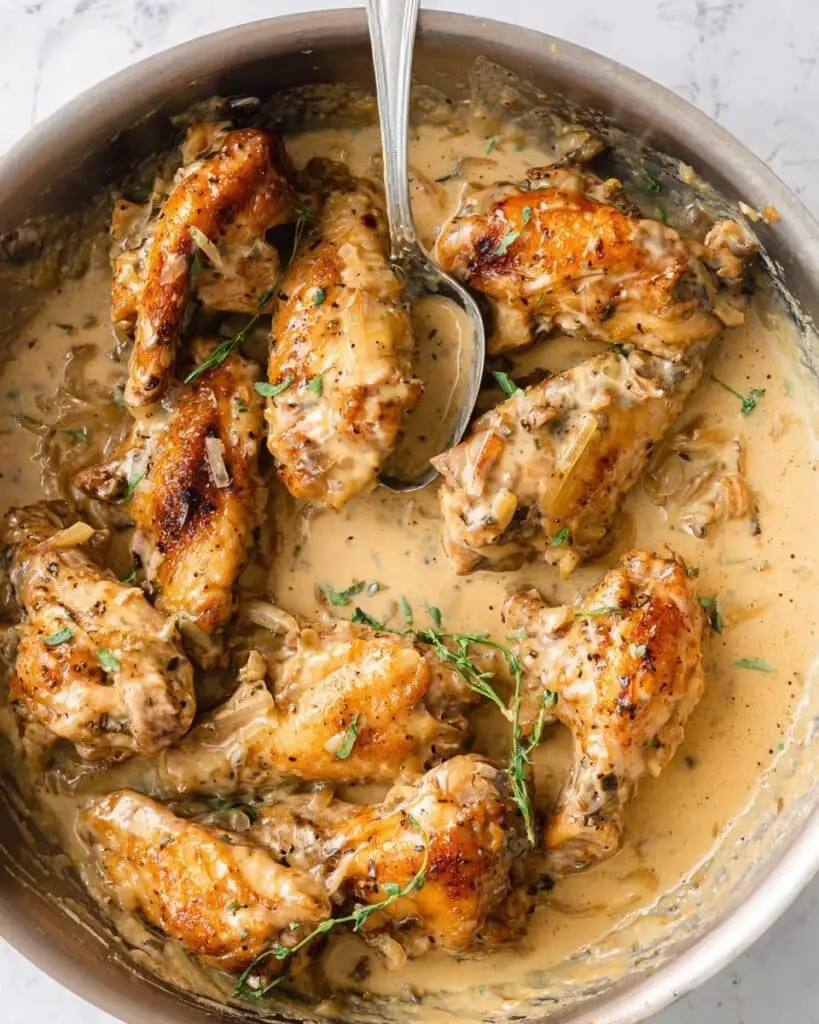 One Pan Easy Creamy Dijon Mustard Chicken Recipe