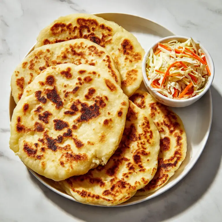 Pupusa Recipe with Curtido and Cheese Recipe