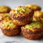 Crispy Parmesan Zucchini Potato Muffins Recipe