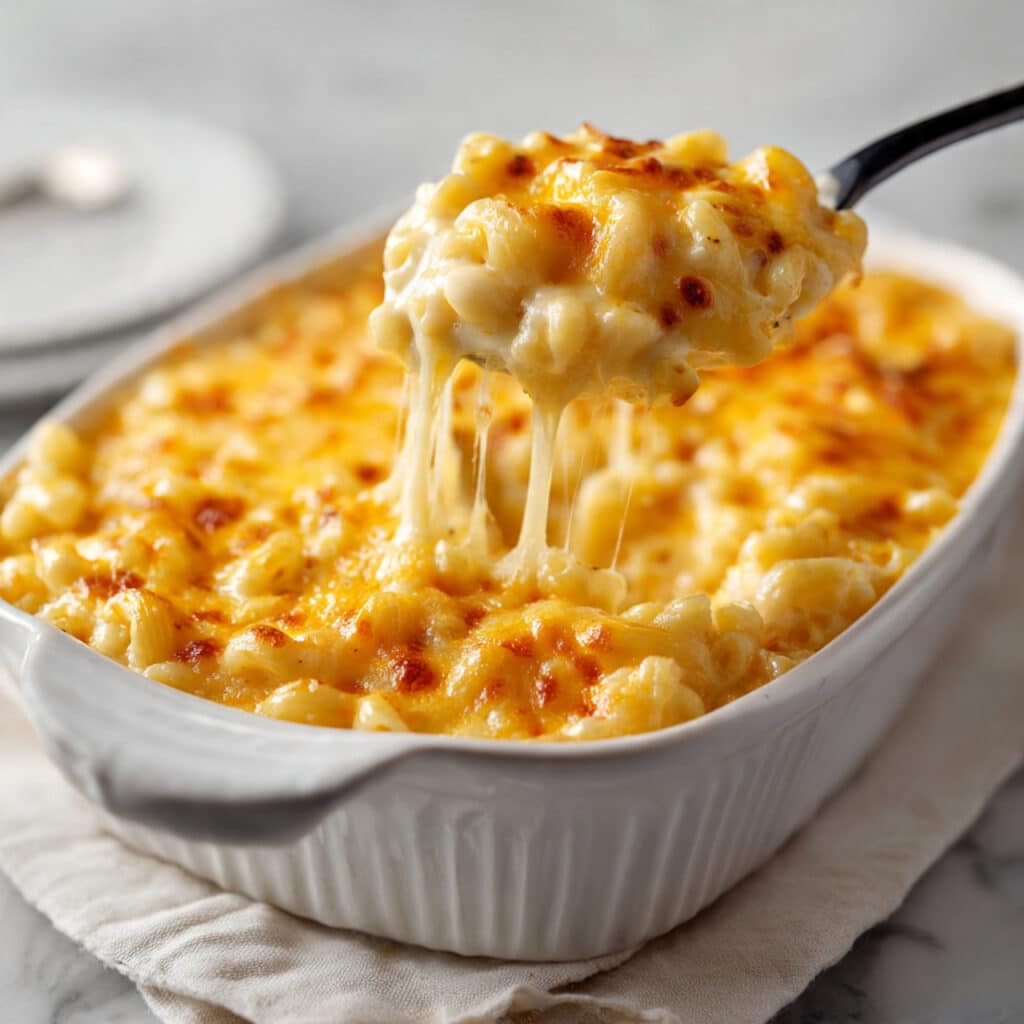 Five Cheese Baked Macaroni and Cheese Recipe
