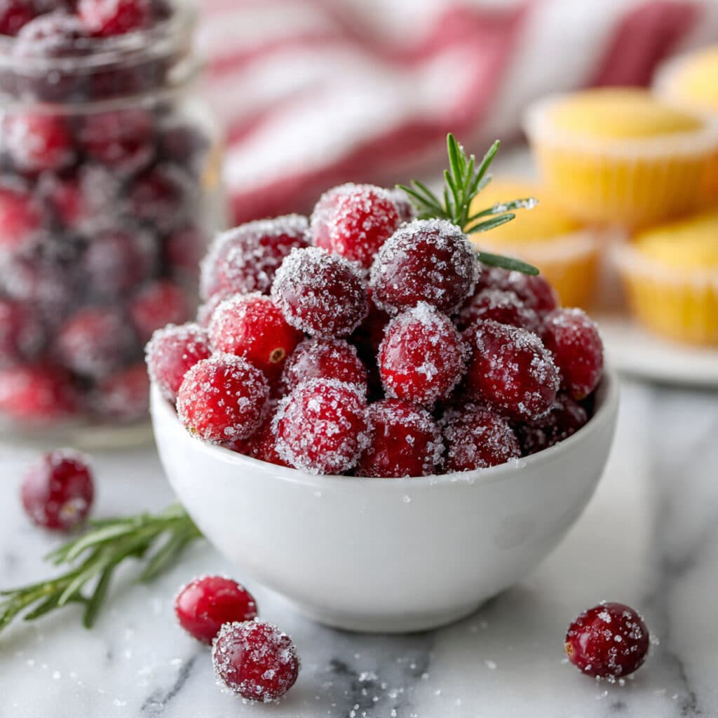 Sugared Cranberries Recipe