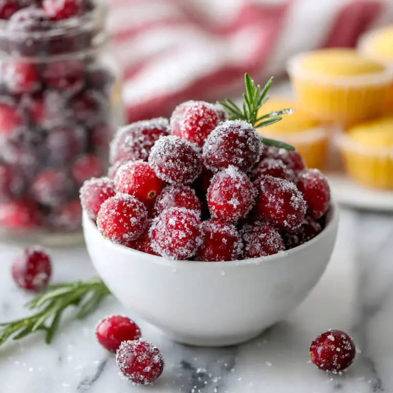 Sugared Cranberries Recipe