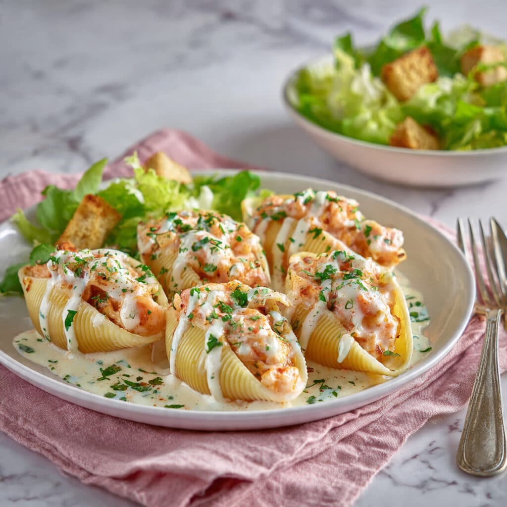 Seafood-Stuffed Shells Recipe