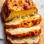No-Knead Cheddar Cheese Bread Recipe