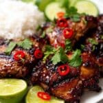 Thai Grilled Chicken (Gai Yang) with Coconut Rice and Dipping Sauces Recipe