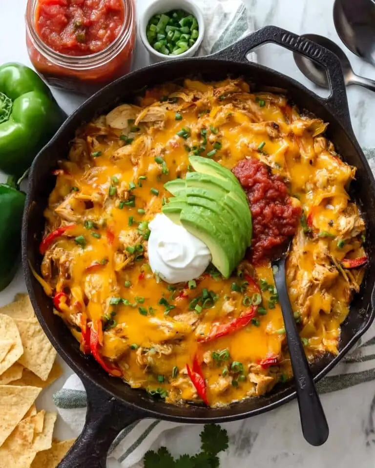 Chicken Fajitas Casserole (Easy and Cheesy!) Recipe