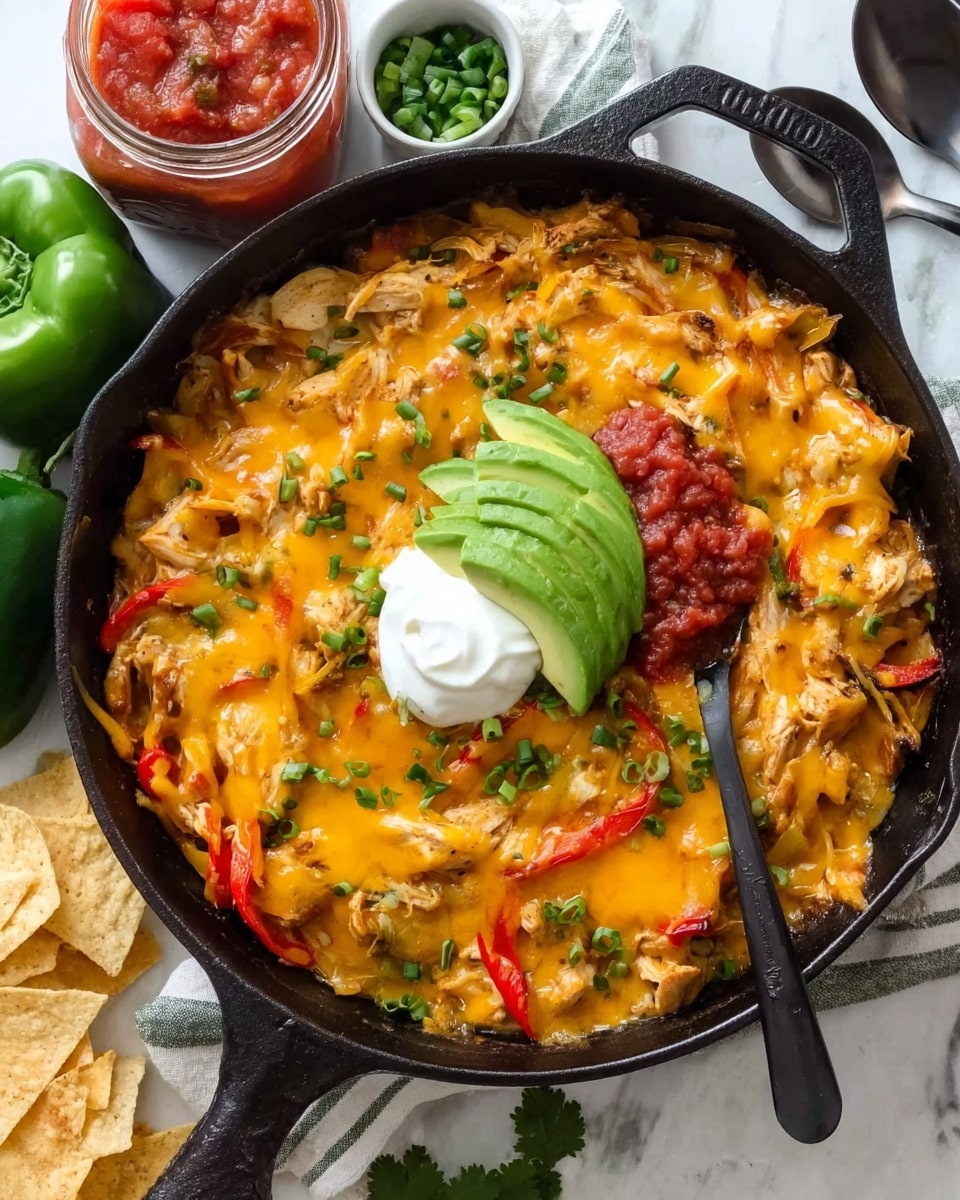 Chicken Fajitas Casserole (Easy and Cheesy!) Recipe