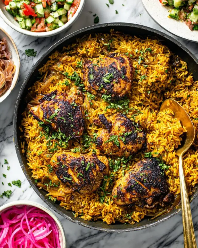One Pan Shawarma Chicken & Rice Recipe