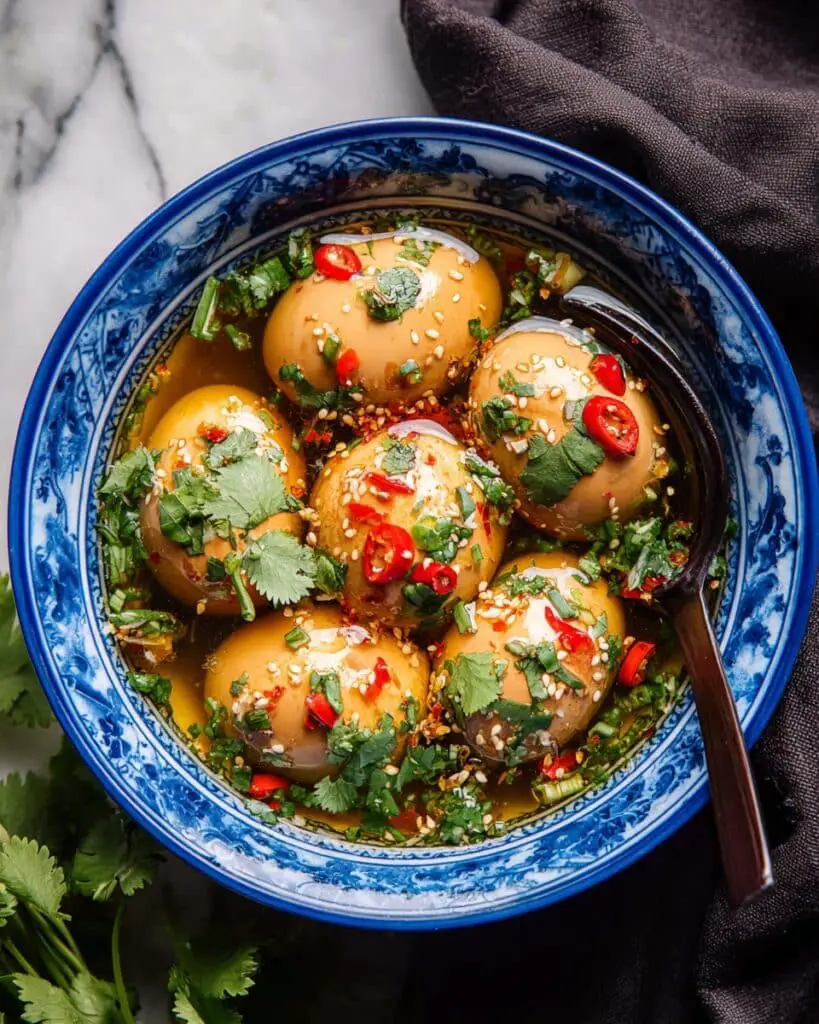 Tangy Soy-Marinated Eggs Recipe