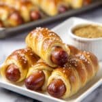 Cheddar Pretzel Hot Dogs Recipe