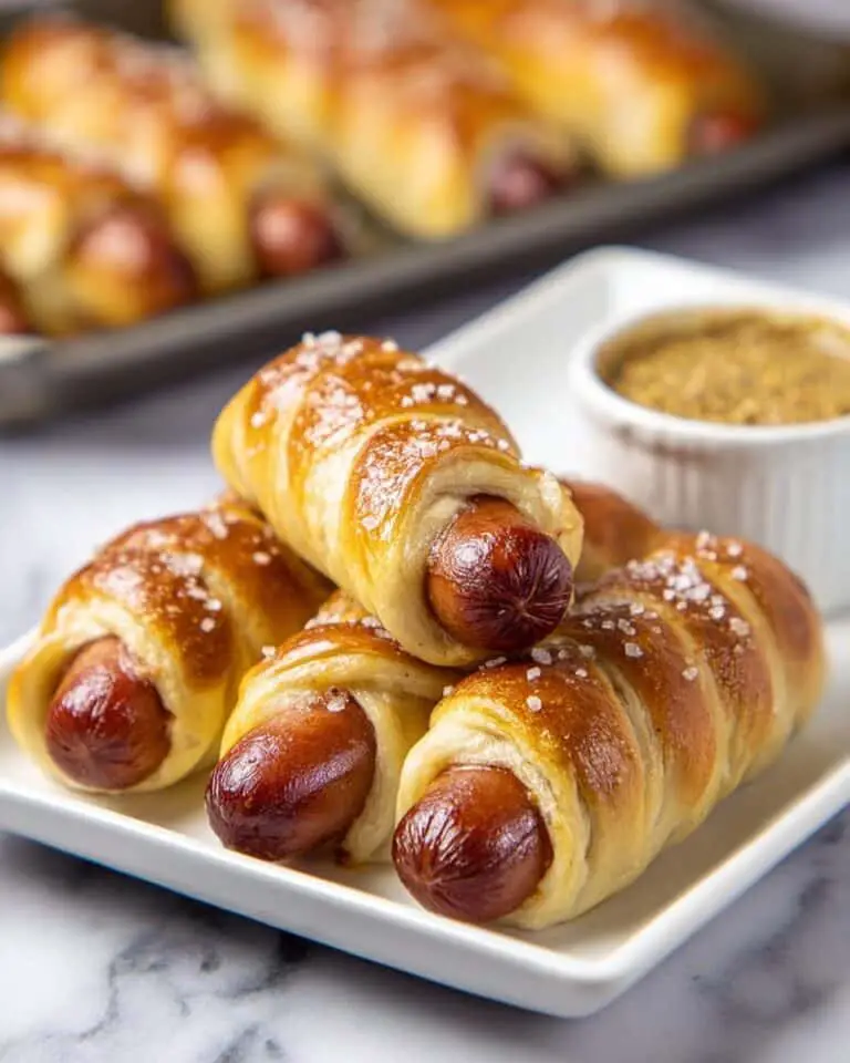 Cheddar Pretzel Hot Dogs Recipe