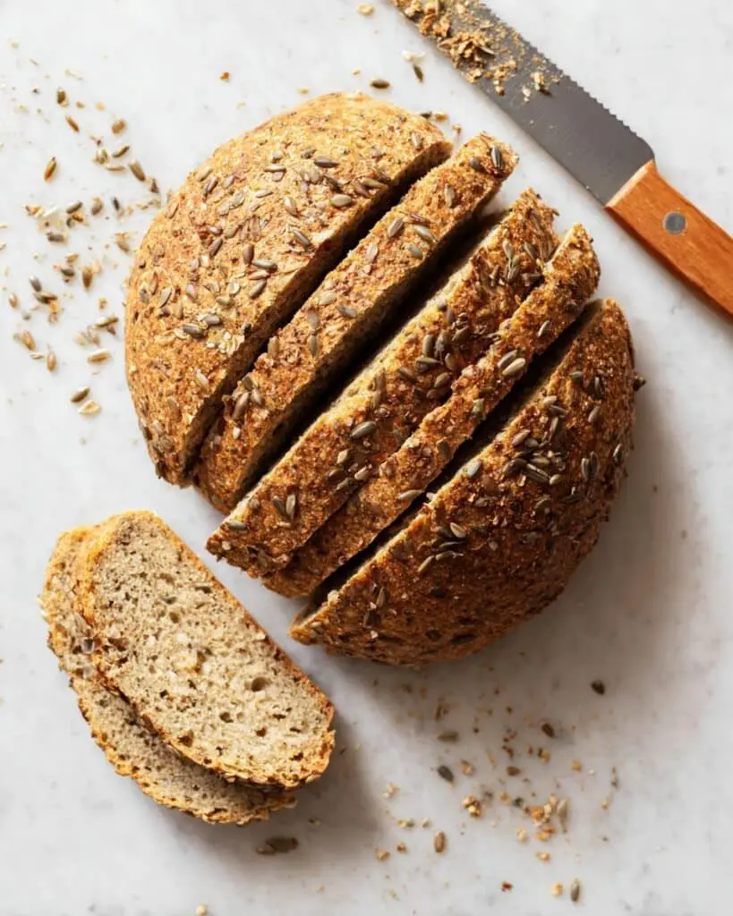 No-Knead Protein Seed Bread Recipe