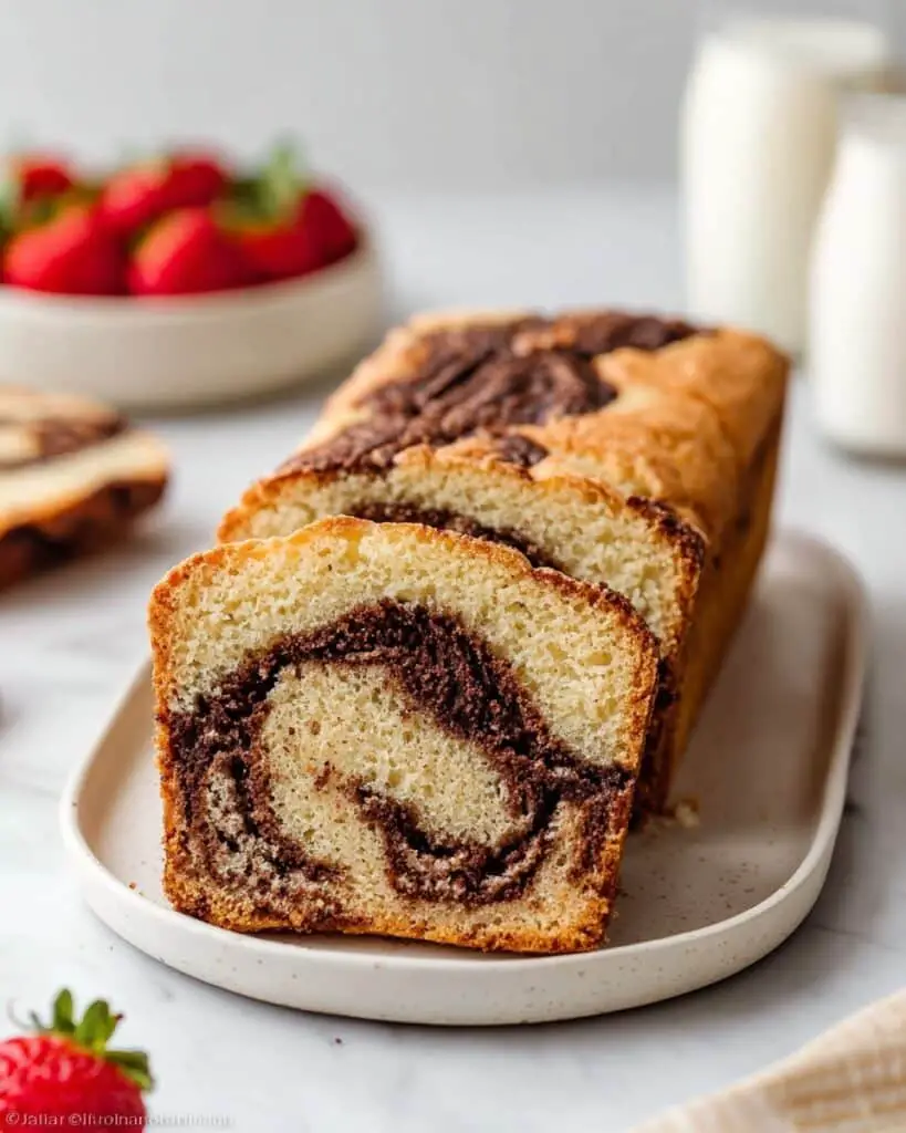 Nutella Swirl Pound Cake Recipe