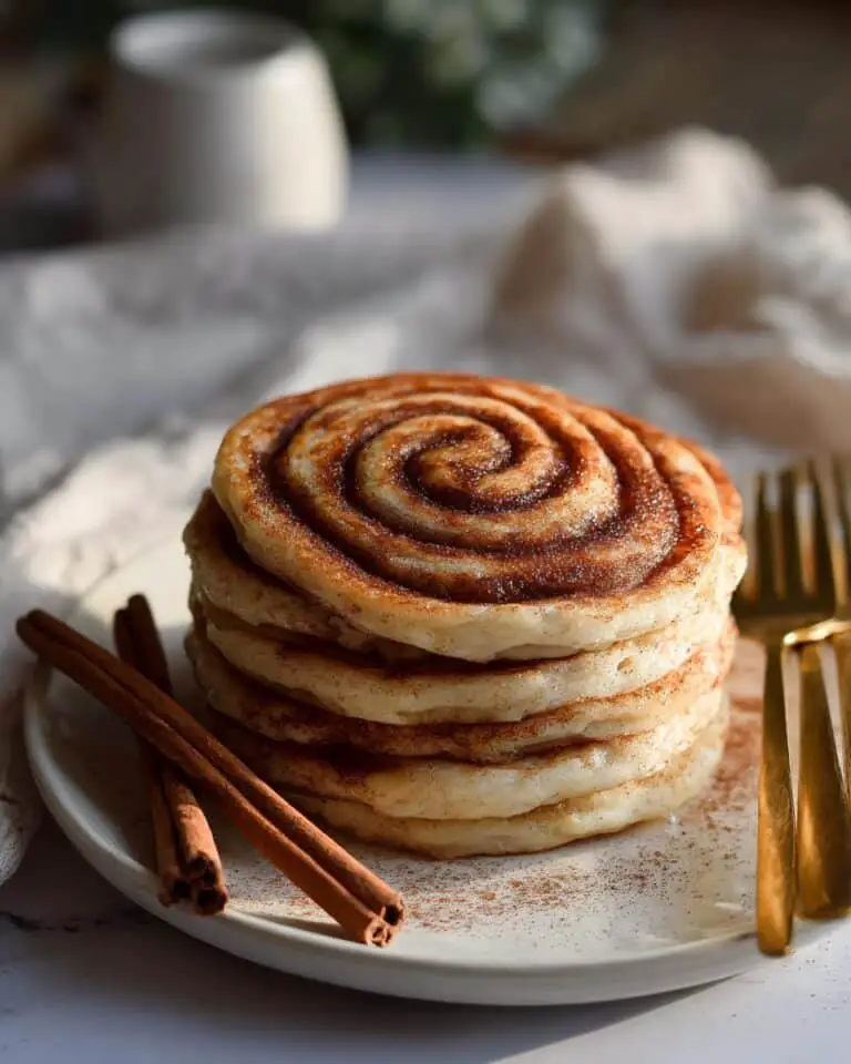 Cinnamon Roll Pancakes Recipe
