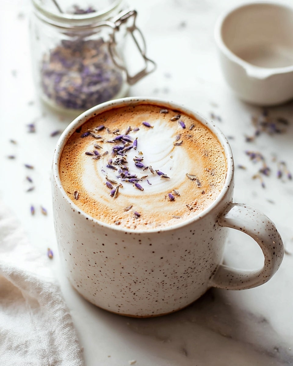 Lavender Latte (Hot or Iced) Recipe