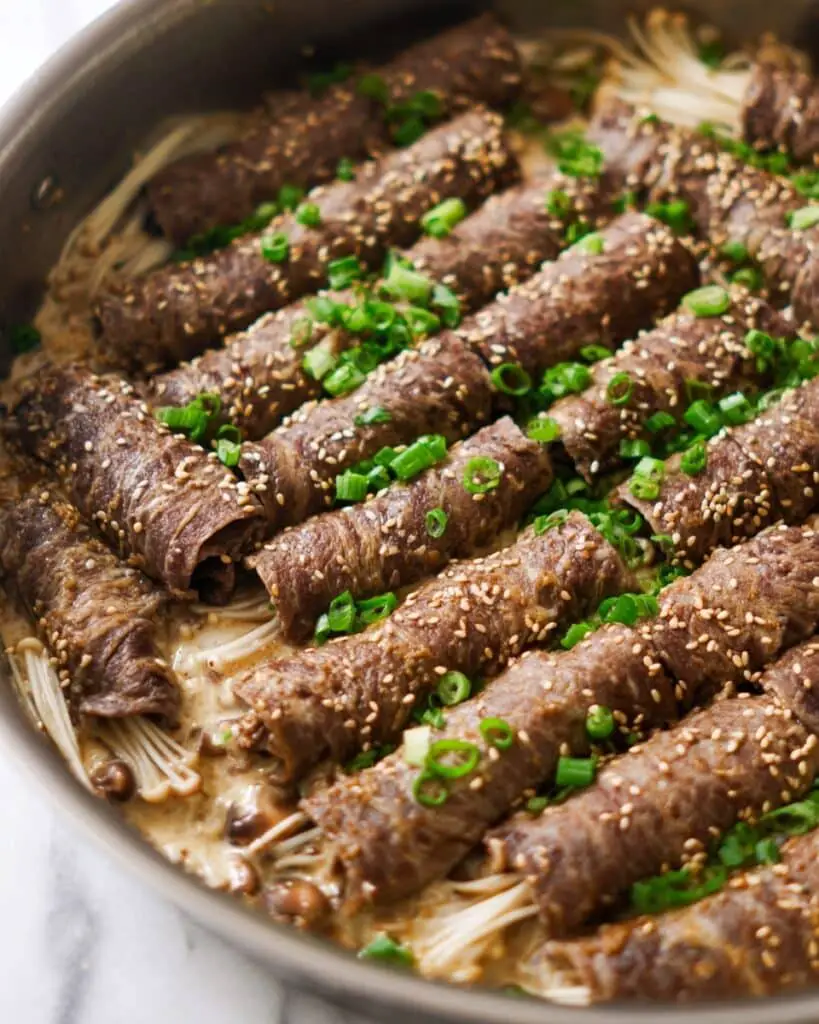 Easy Enoki Beef Rolls Recipe (20 Minutes) Recipe