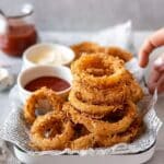 Fried Homemade Onion Rings Recipe