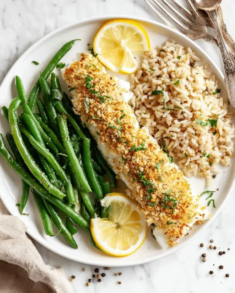Baked Halibut with Parmesan and Herb Crust Recipe