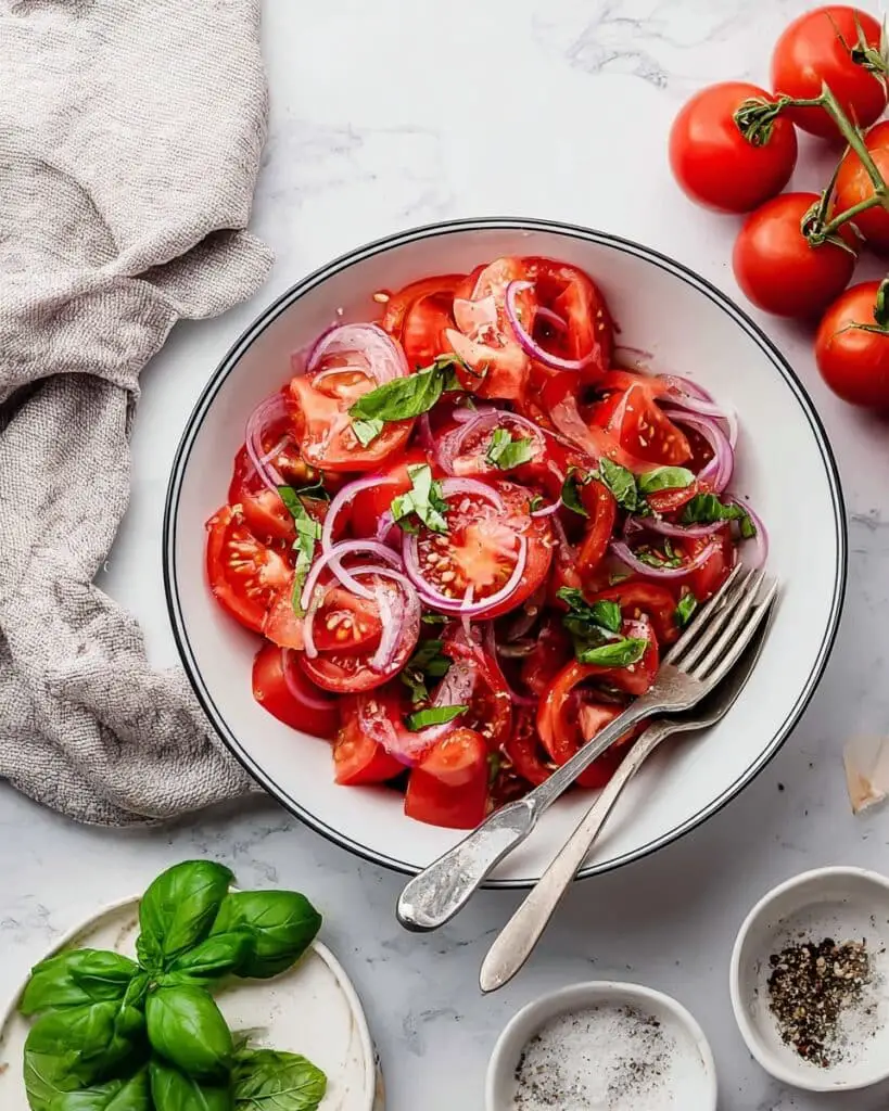 Easy Italian Tomato Salad Recipe