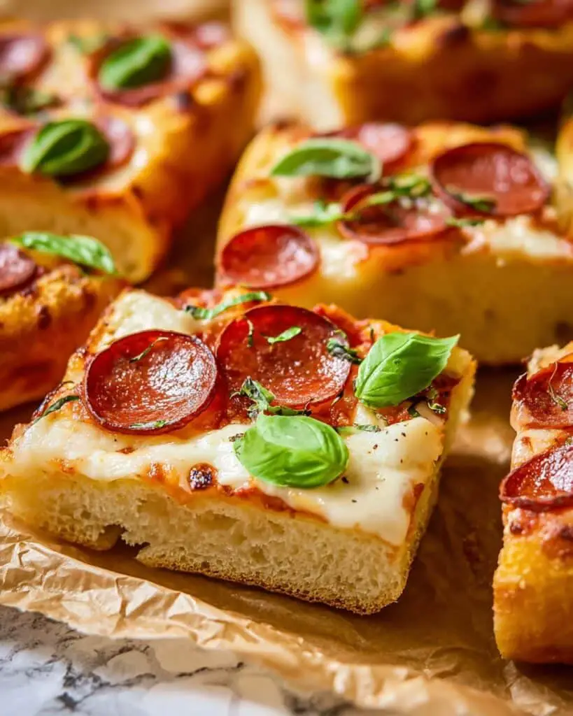 Garlic Bread Pizza Recipe