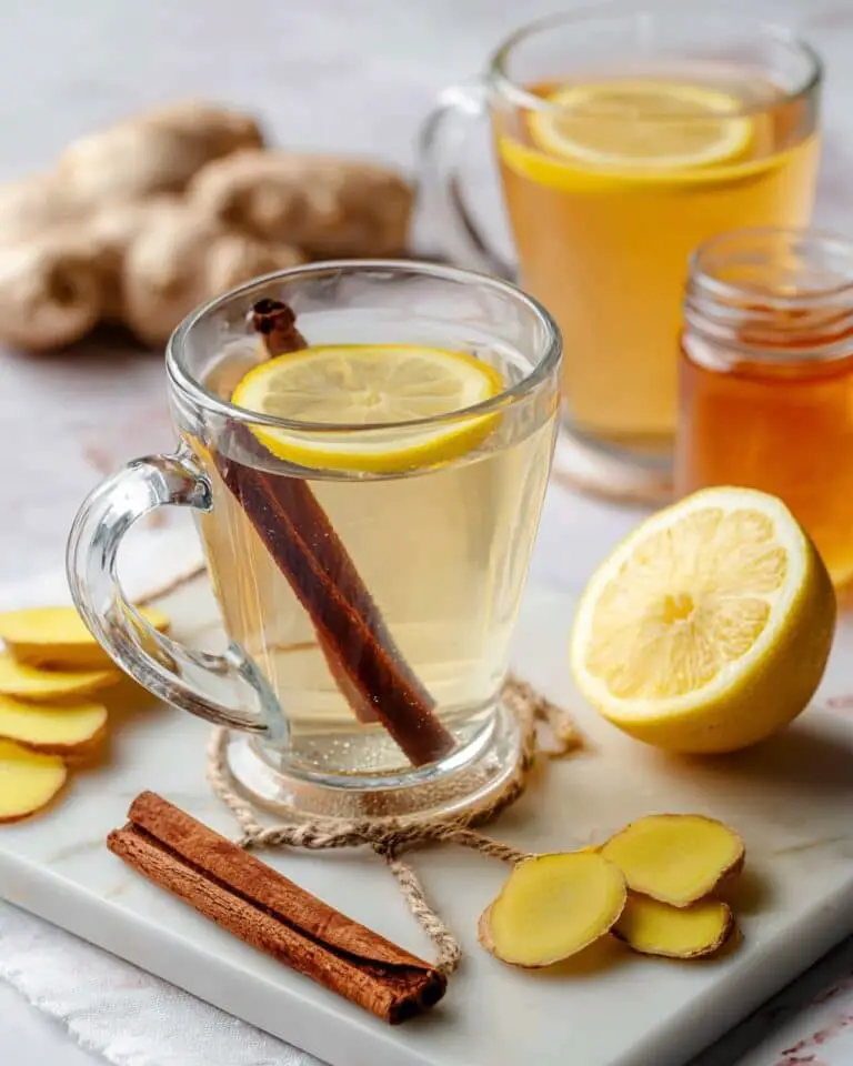 Ginger Cinnamon Lemon Tea Recipe