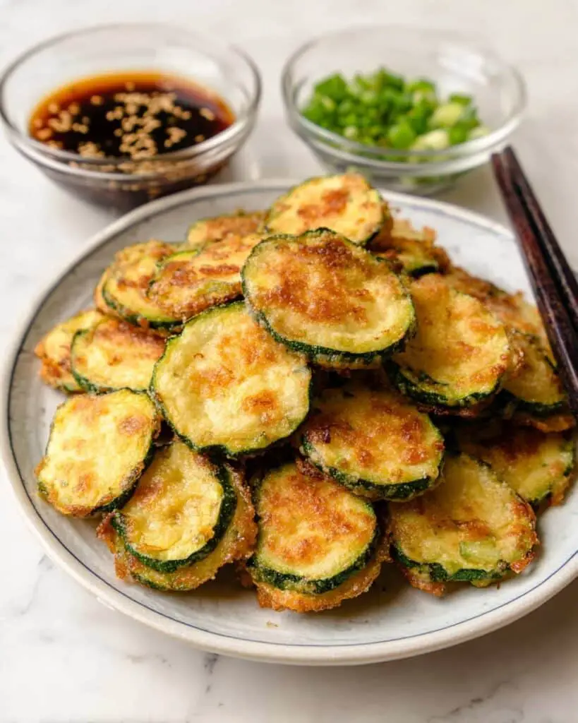 Quick & Easy Korean Zucchini Fritters (Hobak Jeon) Recipe