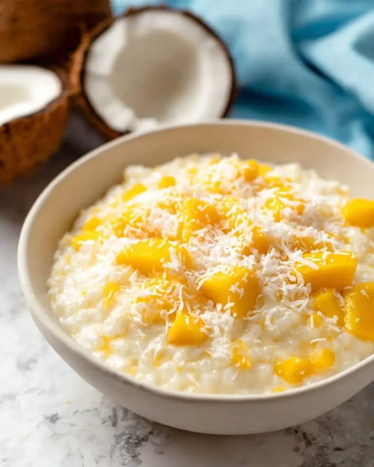 Coconut Mango Rice Pudding Recipe
