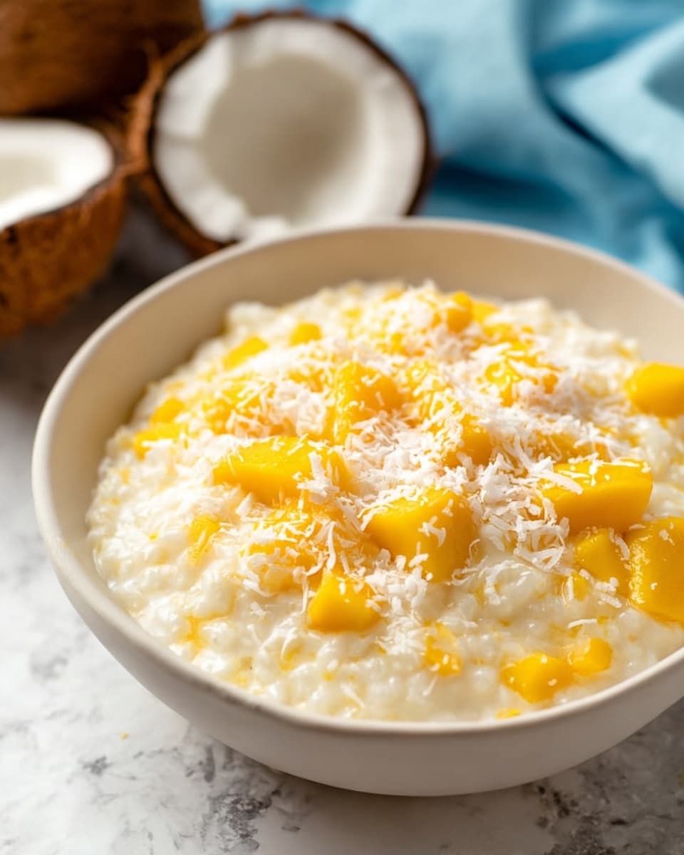 Coconut Mango Rice Pudding Recipe