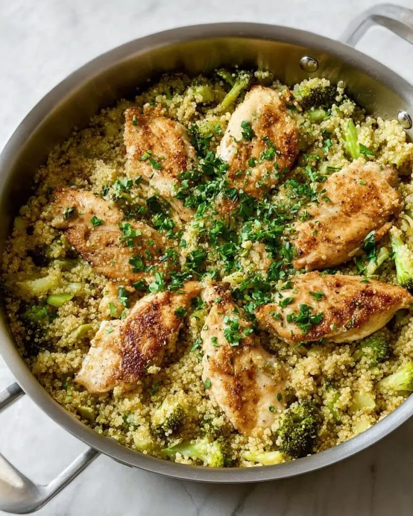 One-Pan Chicken and Quinoa with Vegetables Recipe