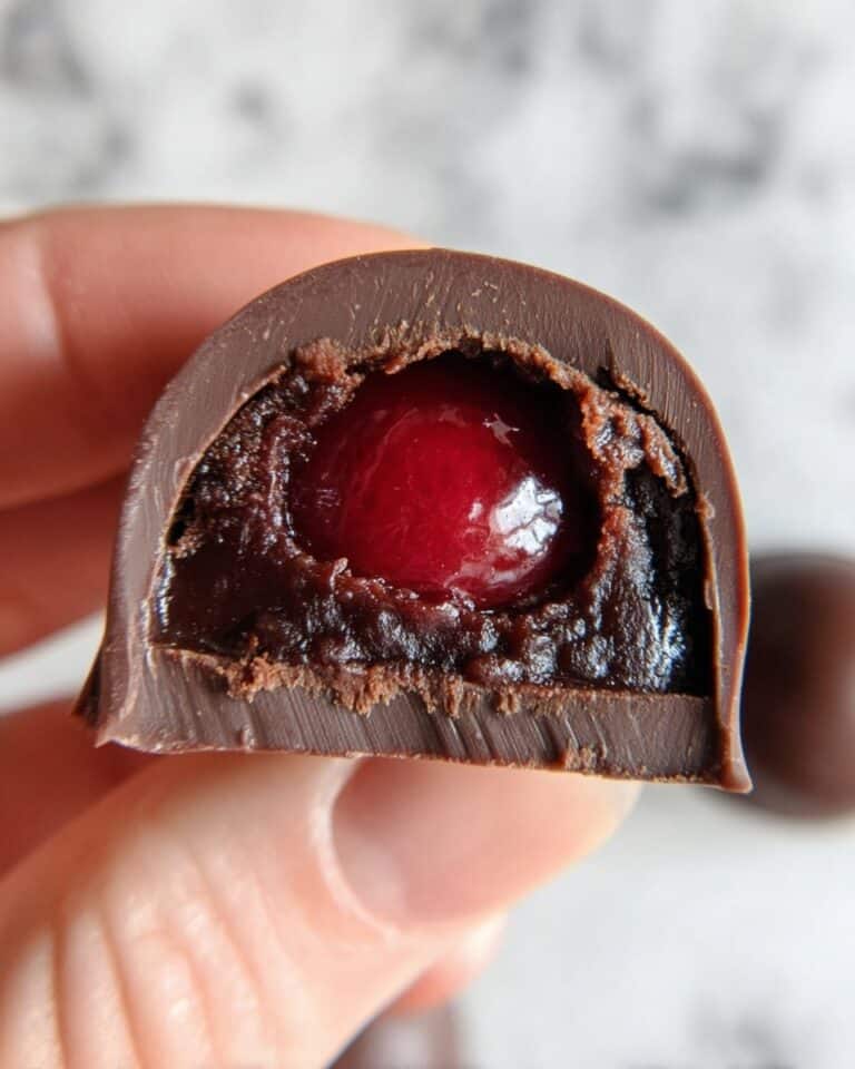 Chocolate Covered Cherry Brownie Truffle Bites Recipe