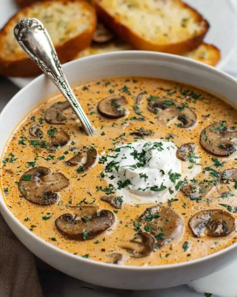 Hungarian Mushroom Soup Recipe