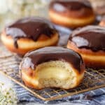 Homemade Boston Cream Donuts Recipe