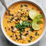 Easy Chicken, Poblano, and Black Bean Soup Recipe