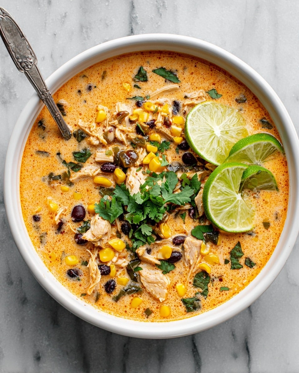 Easy Chicken, Poblano, and Black Bean Soup Recipe