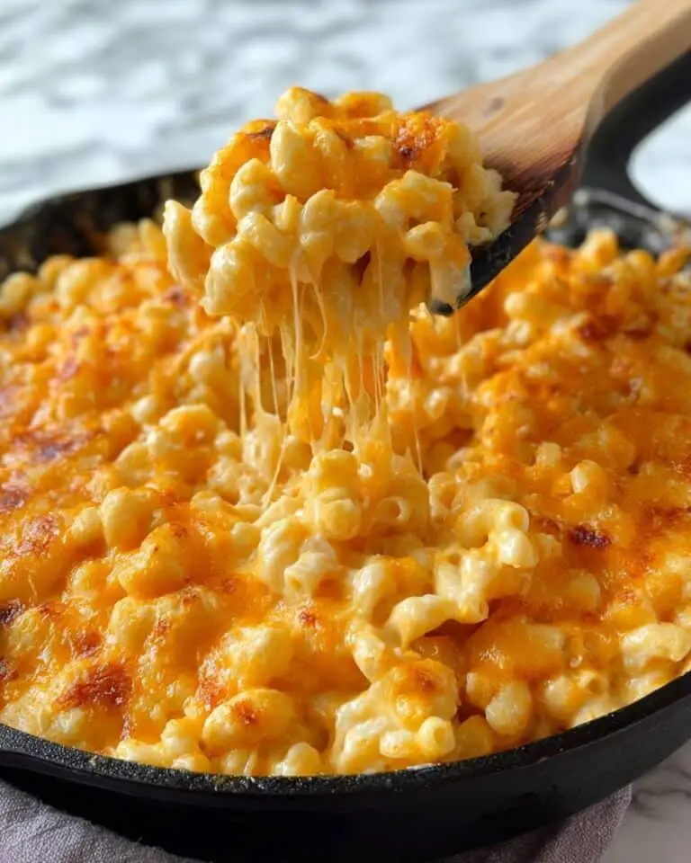 Traeger Smoked Mac and Cheese with Sharp Cheddar, Gouda, and Gruyère Recipe