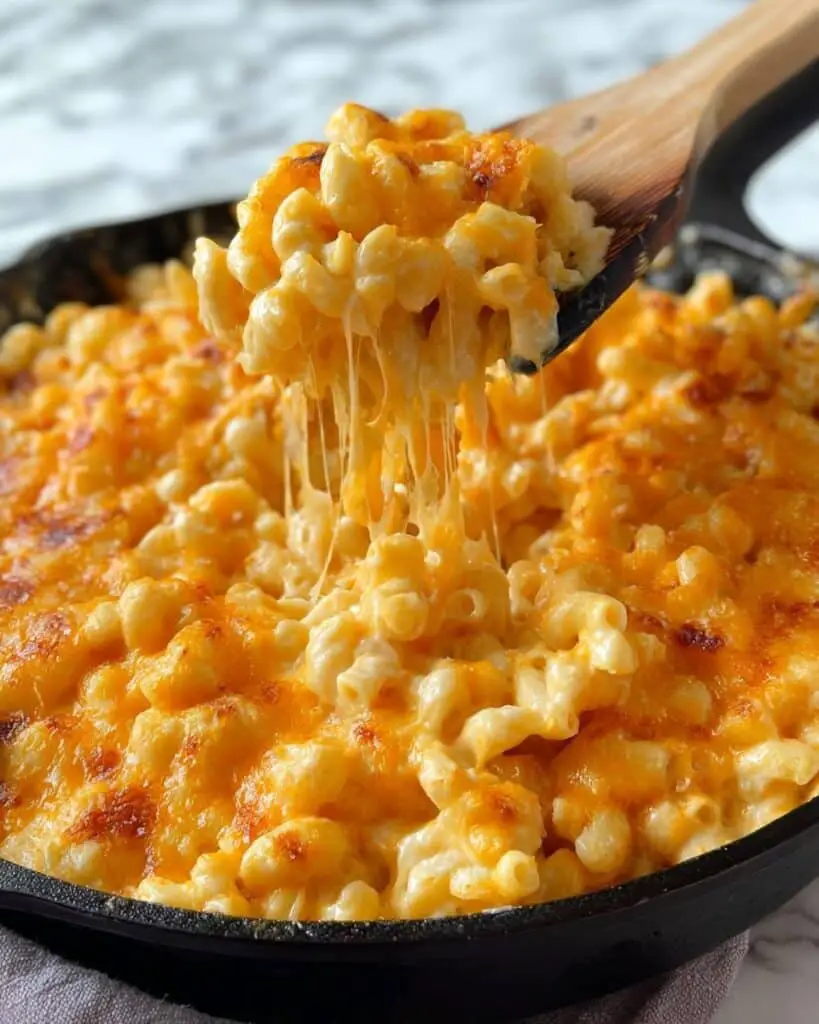 Traeger Smoked Mac and Cheese with Sharp Cheddar, Gouda, and Gruyère Recipe