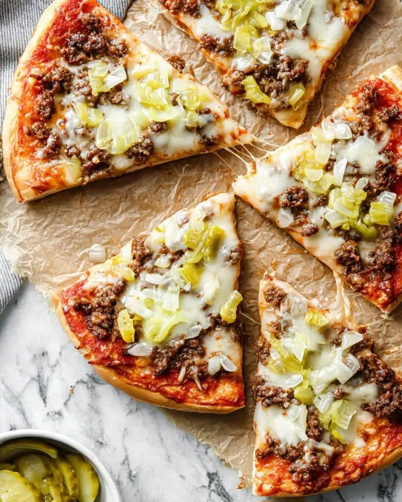 Cheeseburger Pizza Recipe