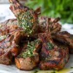 Grilled Lamb Chops with Chimichurri Sauce Recipe