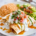 Air Fryer Chicken Chimichangas Recipe