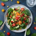 Black Eyed Peas Salad with Maple-Dijon Dressing Recipe